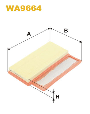 WIX FILTERS WA9664 Filtro aria