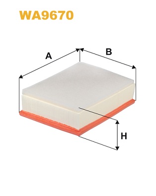 WIX FILTERS WA9670 Filtro aria