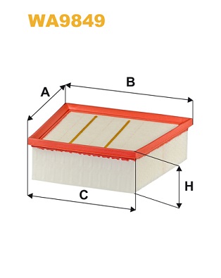 WIX FILTERS WA9849 Filtro aria
