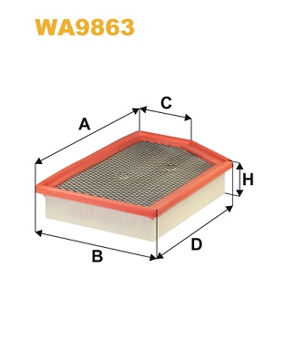 WIX FILTERS WA9863 Filtro aria