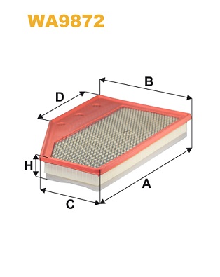 WIX FILTERS WA9872 Filtro aria