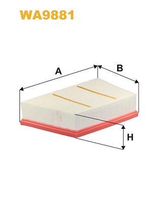 WIX FILTERS WA9881 Filtro aria