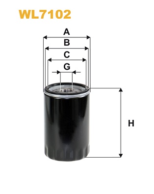 WIX FILTERS WL7102 Filtro olio