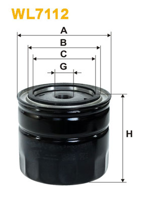 WIX FILTERS WL7112 Filtro olio