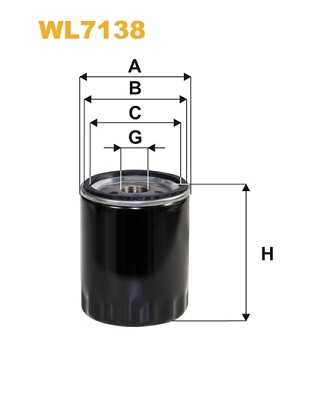 WIX FILTERS WL7138 Filtro olio