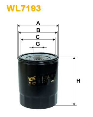 WIX FILTERS WL7193 Filtro olio