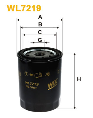 WIX FILTERS WL7219 Filtro olio