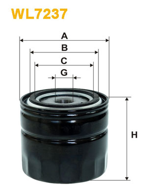 WIX FILTERS WL7237 Filtro olio