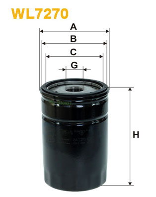 WIX FILTERS WL7270 Filtro olio