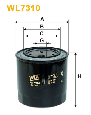 WIX FILTERS WL7310 Filtro olio