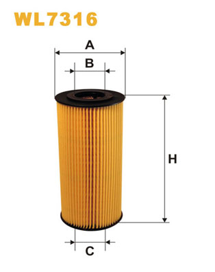 WIX FILTERS WL7316 Filtro olio