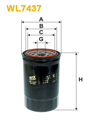 WIX FILTERS WL7437 Filtro olio