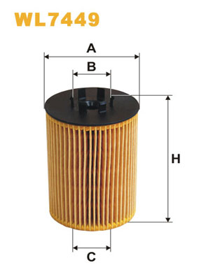 WIX FILTERS WL7449 Filtro olio