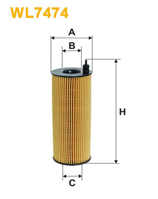 WIX FILTERS WL7474 Filtro olio