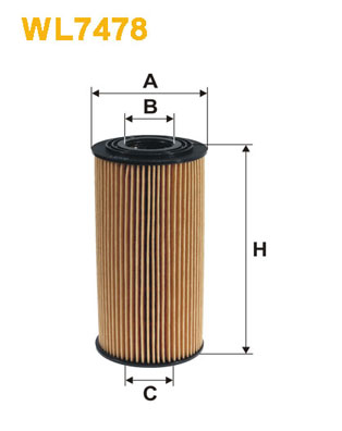 WIX FILTERS WL7478 Filtro olio