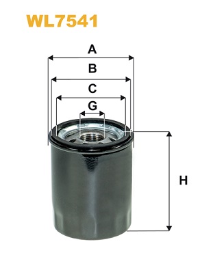 WIX FILTERS WL7541 Filtro olio