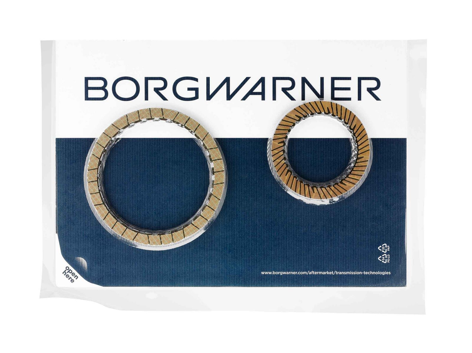 BorgWarner 34260 Σετ ελασμάτ. υλ. τριβής, πολύδισ. συμπλέκτ. (αυτ. κιβ. ταχ.) for AUDI PORSCHE SEAT SKODA VW