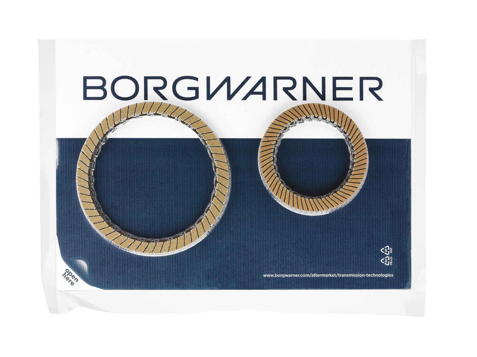 BorgWarner 34265 Σετ ελασμάτ. υλ. τριβής, πολύδισ. συμπλέκτ. (αυτ. κιβ. ταχ.) for AUDI PORSCHE