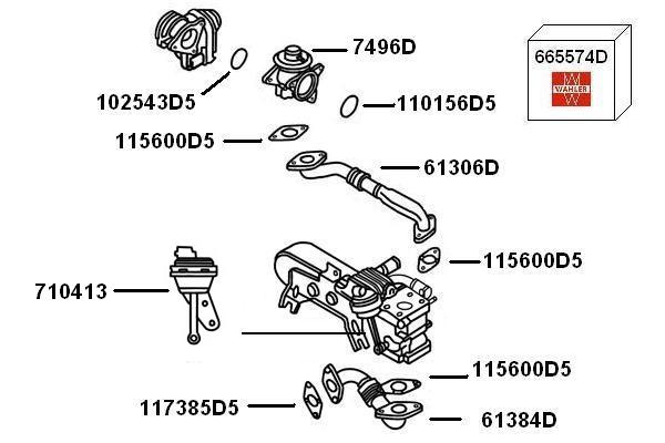 BorgWarner 710413 Vacuum Control Valve, exhaust gas recirculation
