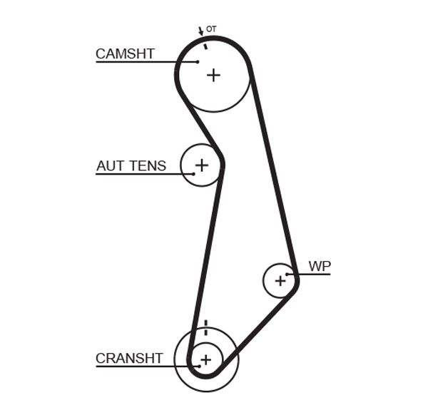 GATES K015489XS...