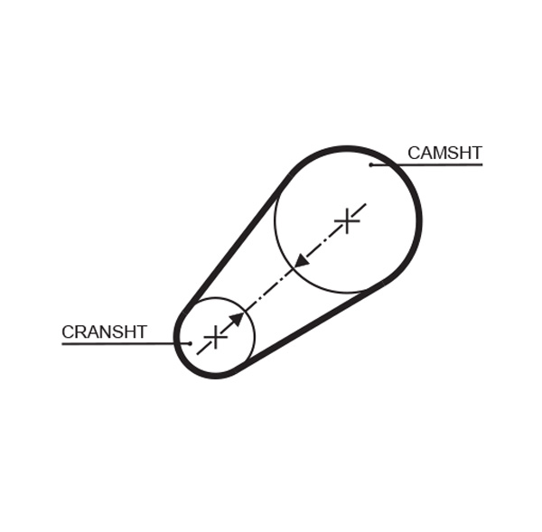 GATES 5498XS Cinghia dentata