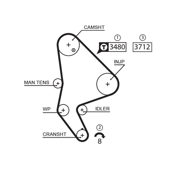 GATES K025590XS...