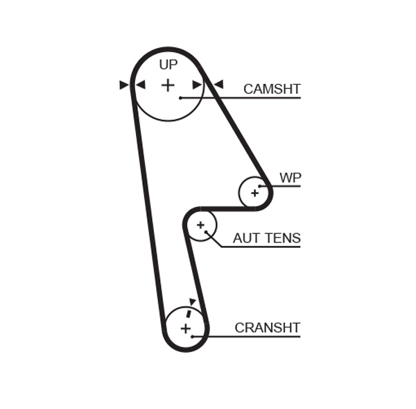 GATES K015593XS Sada...