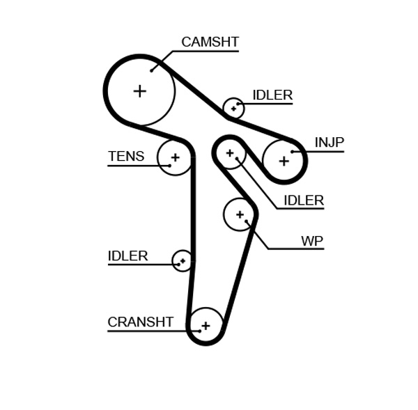 GATES K025649XS...