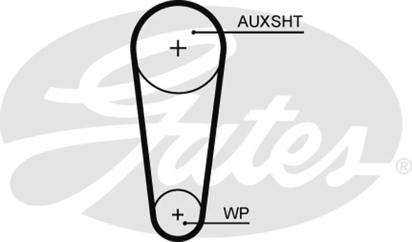 GATES KP15683XS-2 Pompa acqua + Kit cinghie dentate-Pompa acqua + Kit cinghie dentate-Ricambi Euro