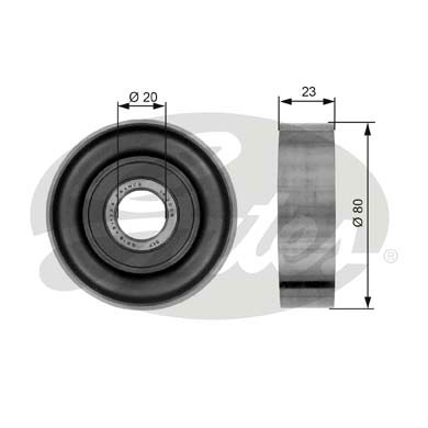 GATES T36010 Galoppino/Guidacinghia, Cinghia Poly-V