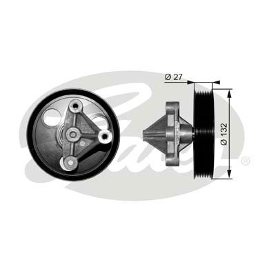 GATES T36194 Galoppino/Guidacinghia, Cinghia Poly-V-Galoppino/Guidacinghia, Cinghia Poly-V-Ricambi Euro