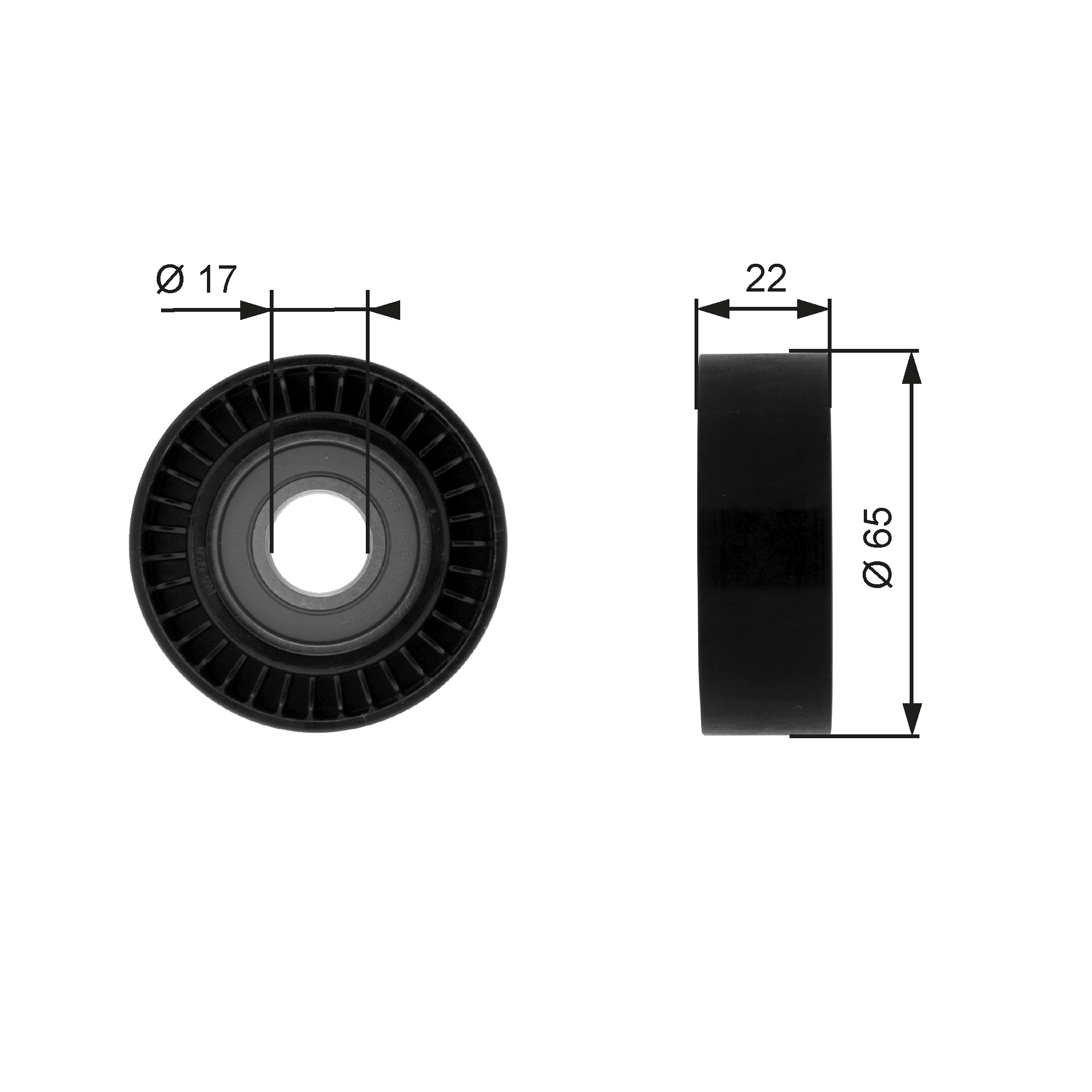 GATES T36257 Vratna/vodici...