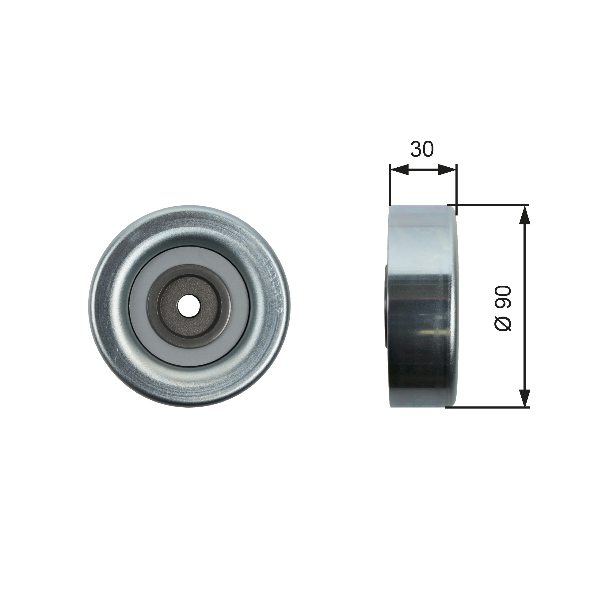 GATES T36415 Galoppino/Guidacinghia, Cinghia Poly-V-Galoppino/Guidacinghia, Cinghia Poly-V-Ricambi Euro