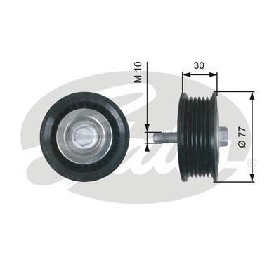 GATES T36610 Galoppino/Guidacinghia, Cinghia Poly-V-Galoppino/Guidacinghia, Cinghia Poly-V-Ricambi Euro