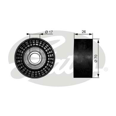 GATES T38018 Galoppino/Guidacinghia, Cinghia Poly-V