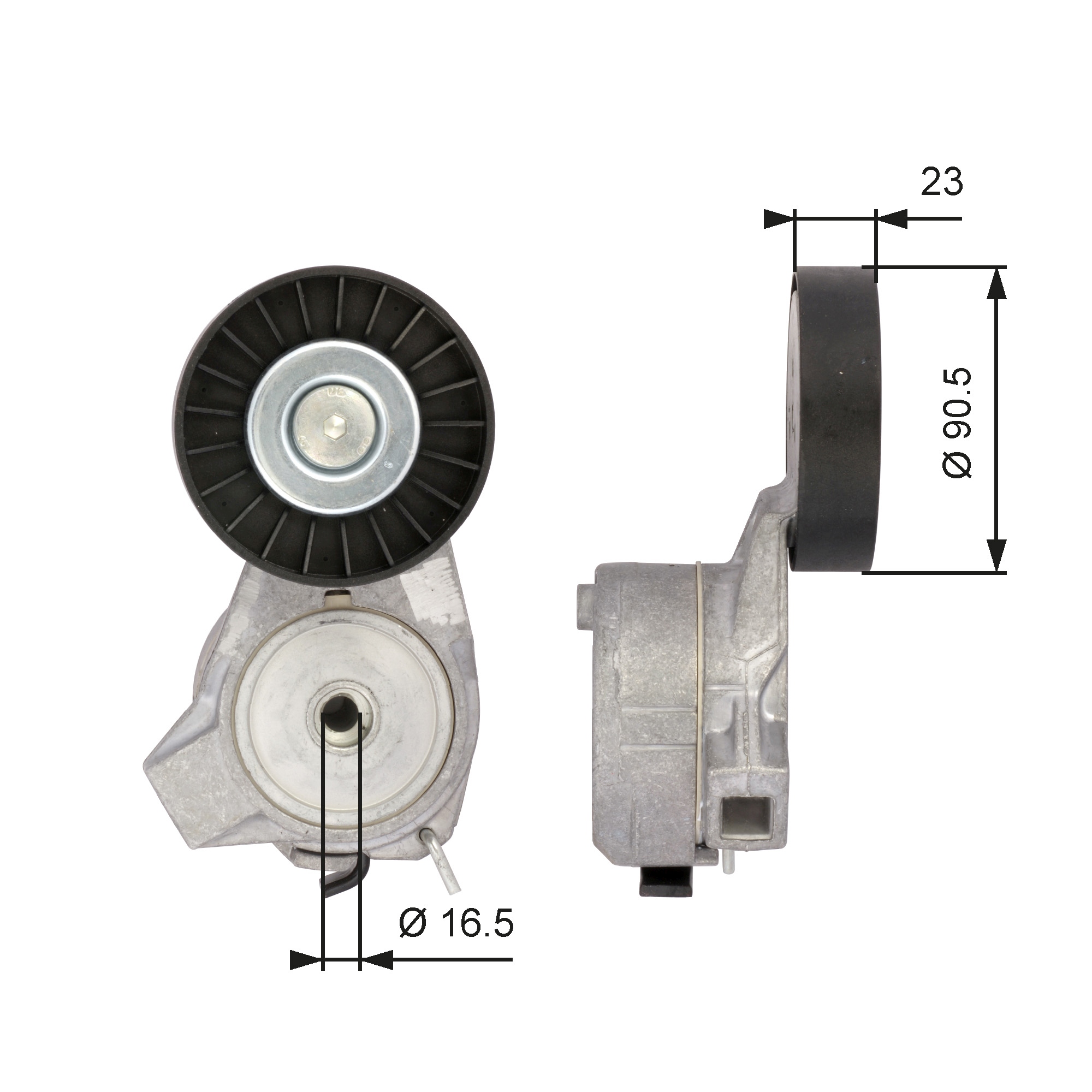 GATES T38226 Tendicinghia, Cinghia Poly-V-Tendicinghia, Cinghia Poly-V-Ricambi Euro