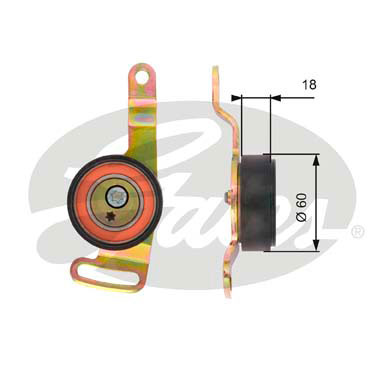 GATES T39119 Rullo tenditore, Cinghia Poly-V