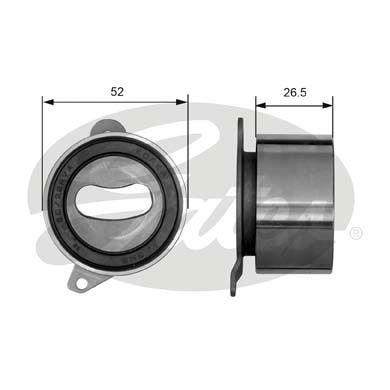 GATES T41029 Rullo tenditore, Cinghia dentata