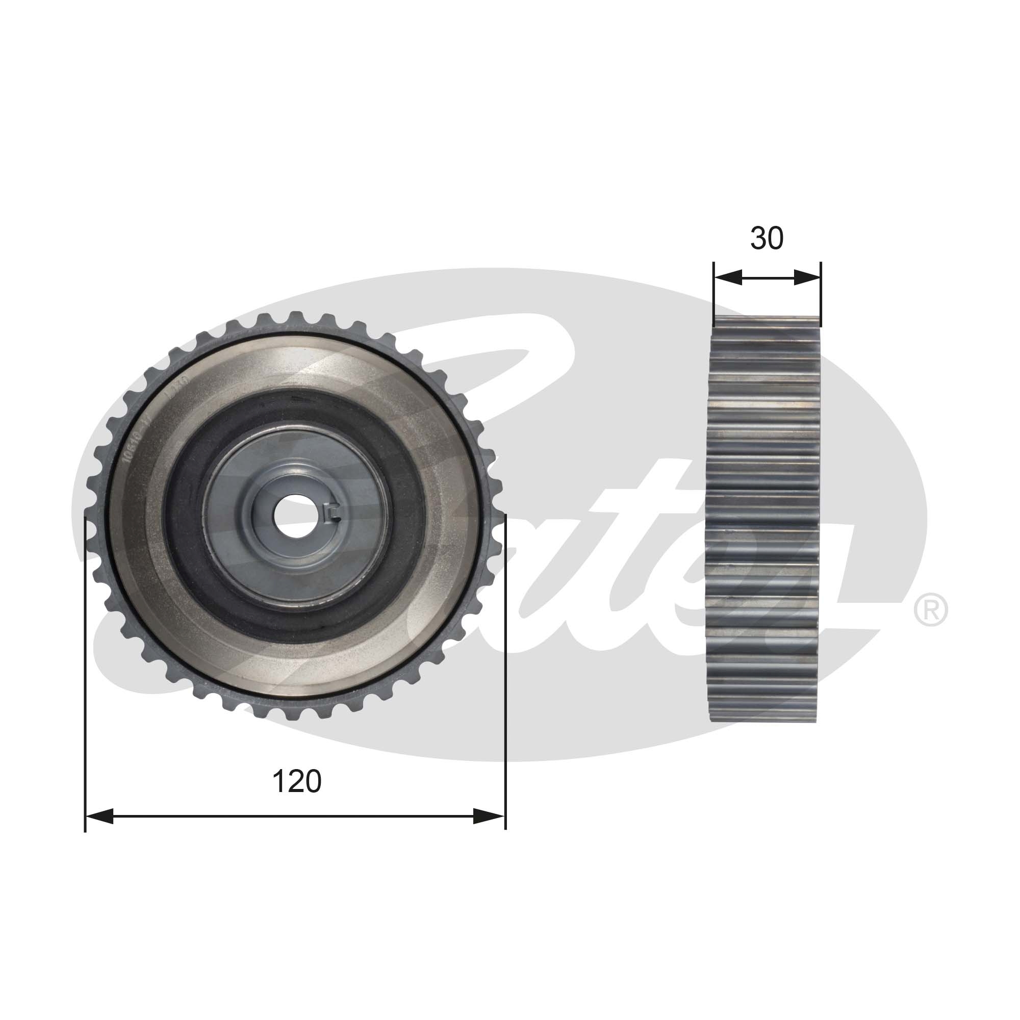 GATES T41255 Ruota dentata, Albero a camme