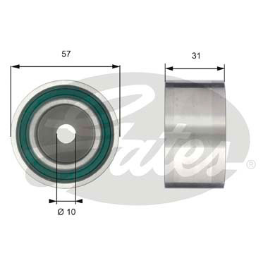 GATES T42200 Galoppino/Guidacinghia, Cinghia dentata