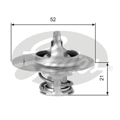 GATES TH03282G1 Termostat,...