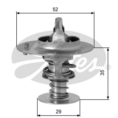 GATES TH03391G1 Termostato, Refrigerante