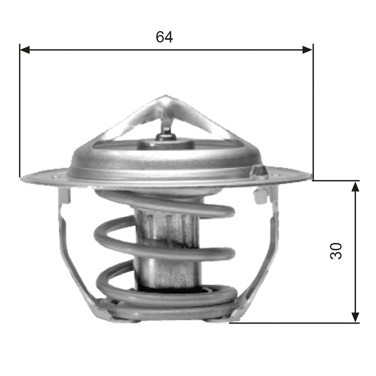 GATES TH06477G1 Termostato, Refrigerante-Termostato, Refrigerante-Ricambi Euro