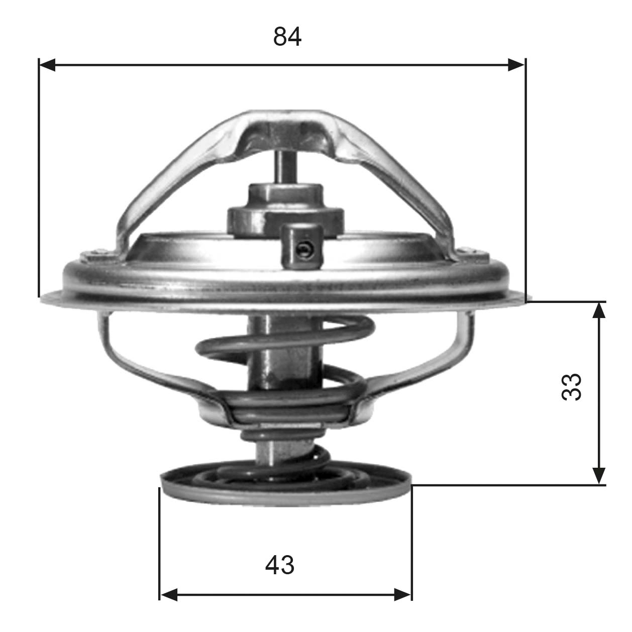 GATES TH06582G1 Termostato, Refrigerante-Termostato, Refrigerante-Ricambi Euro