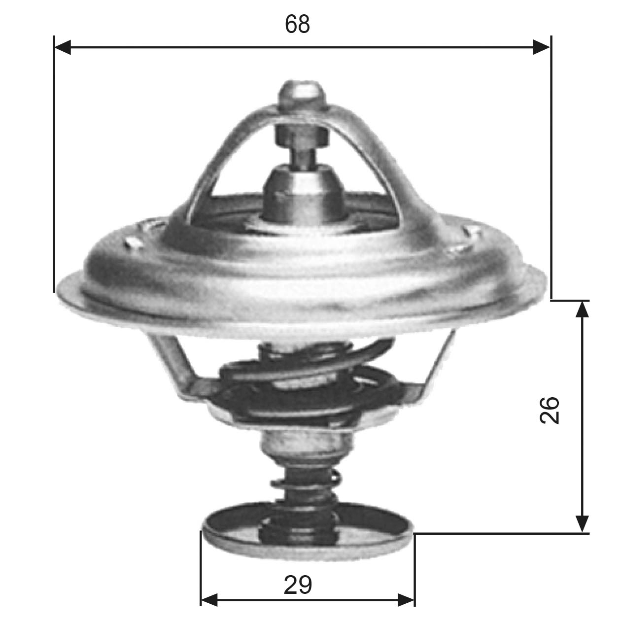 GATES TH09781G1 Termostato, Refrigerante-Termostato, Refrigerante-Ricambi Euro