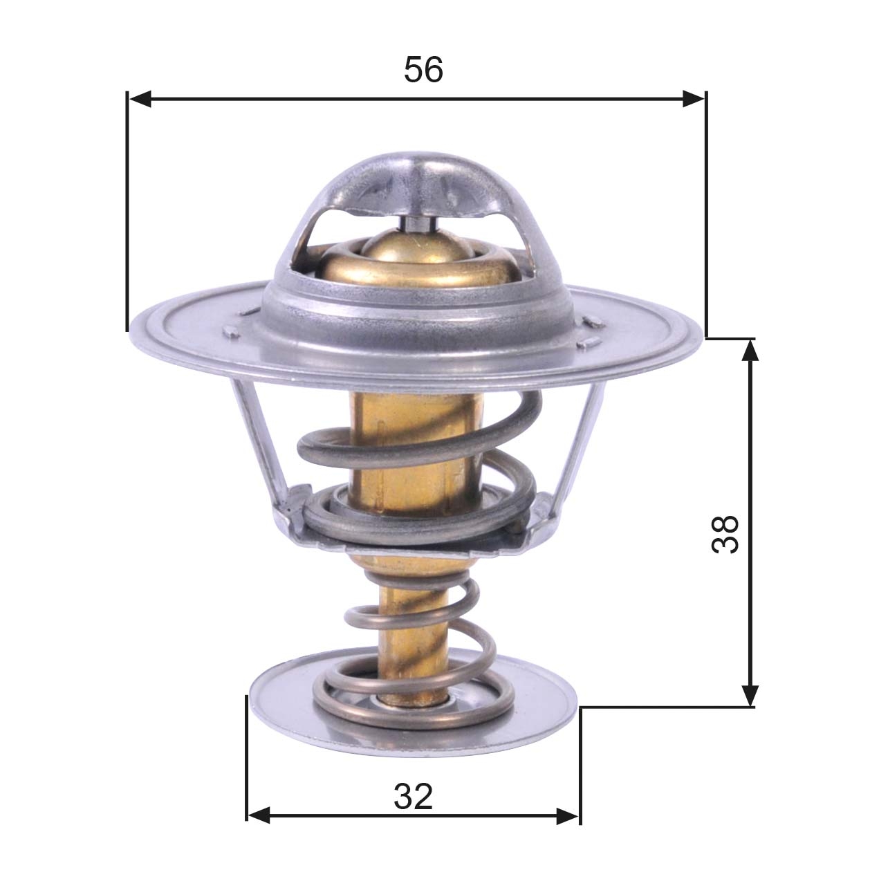 GATES TH13182G1 Termostato, Refrigerante