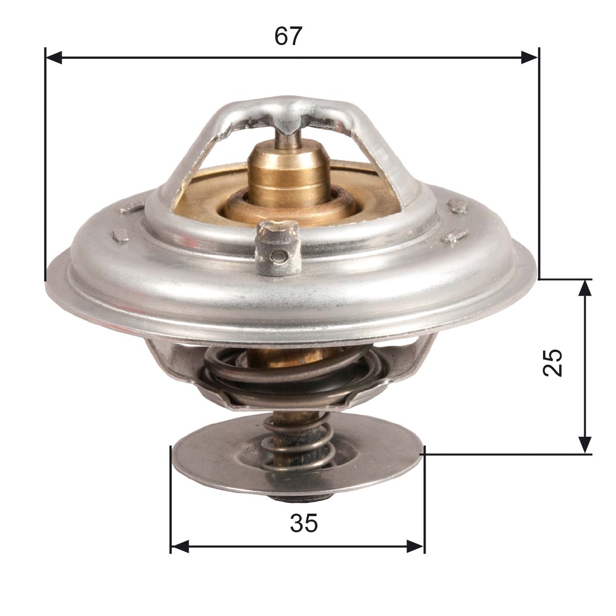 GATES TH14387G1 Termostato, Refrigerante-Termostato, Refrigerante-Ricambi Euro