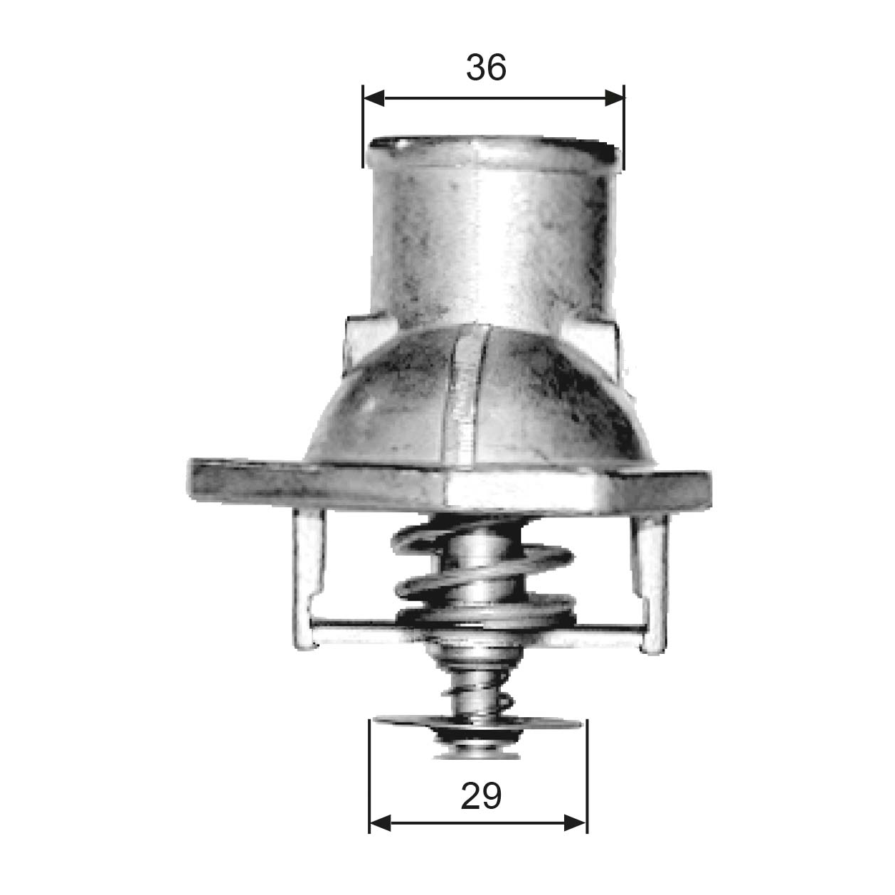 GATES TH15182G1 Termostato, Refrigerante