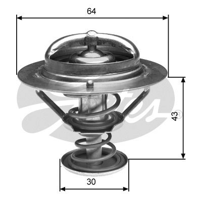 GATES TH27088G1 Termostato, Refrigerante