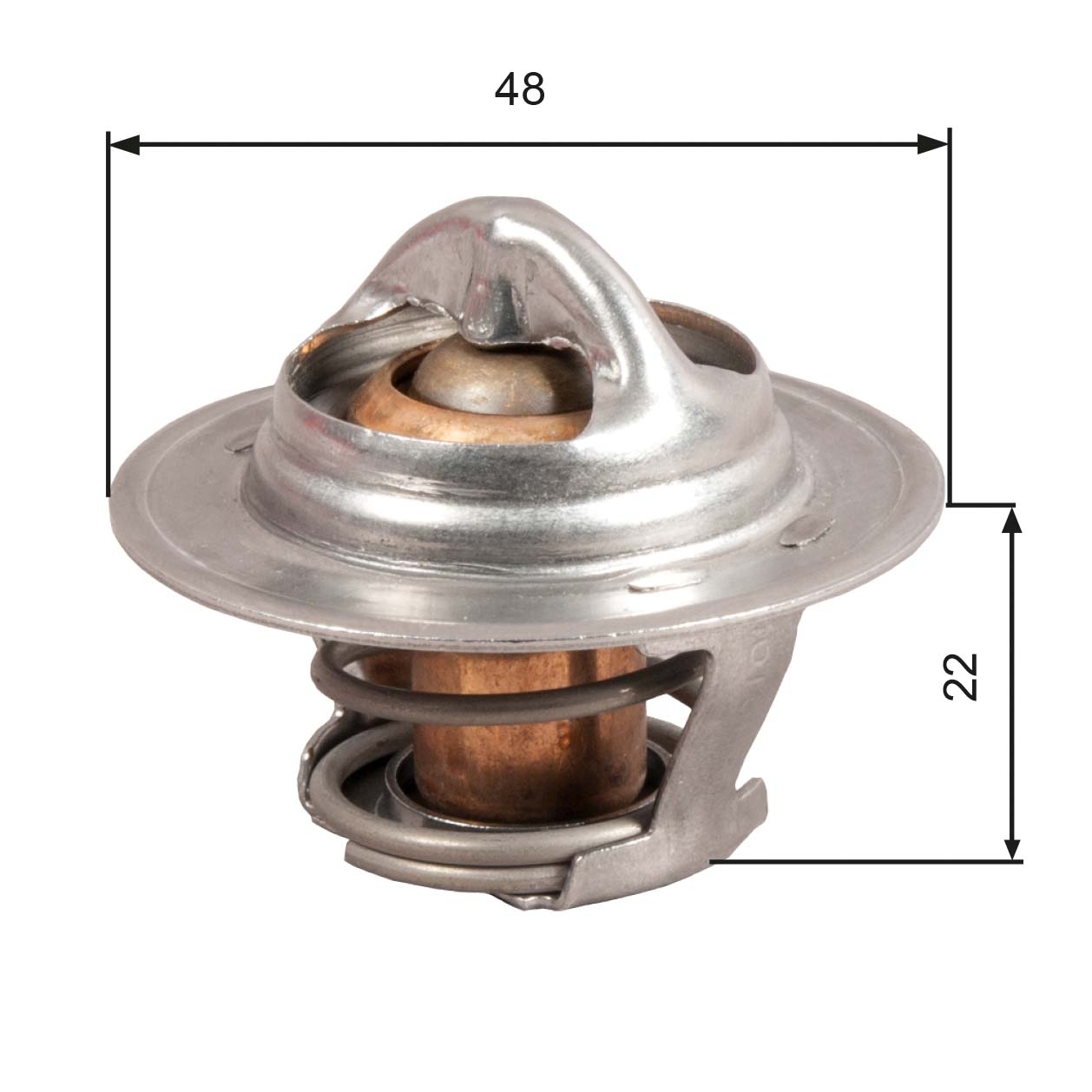 GATES TH28592G1 Termostato, Refrigerante